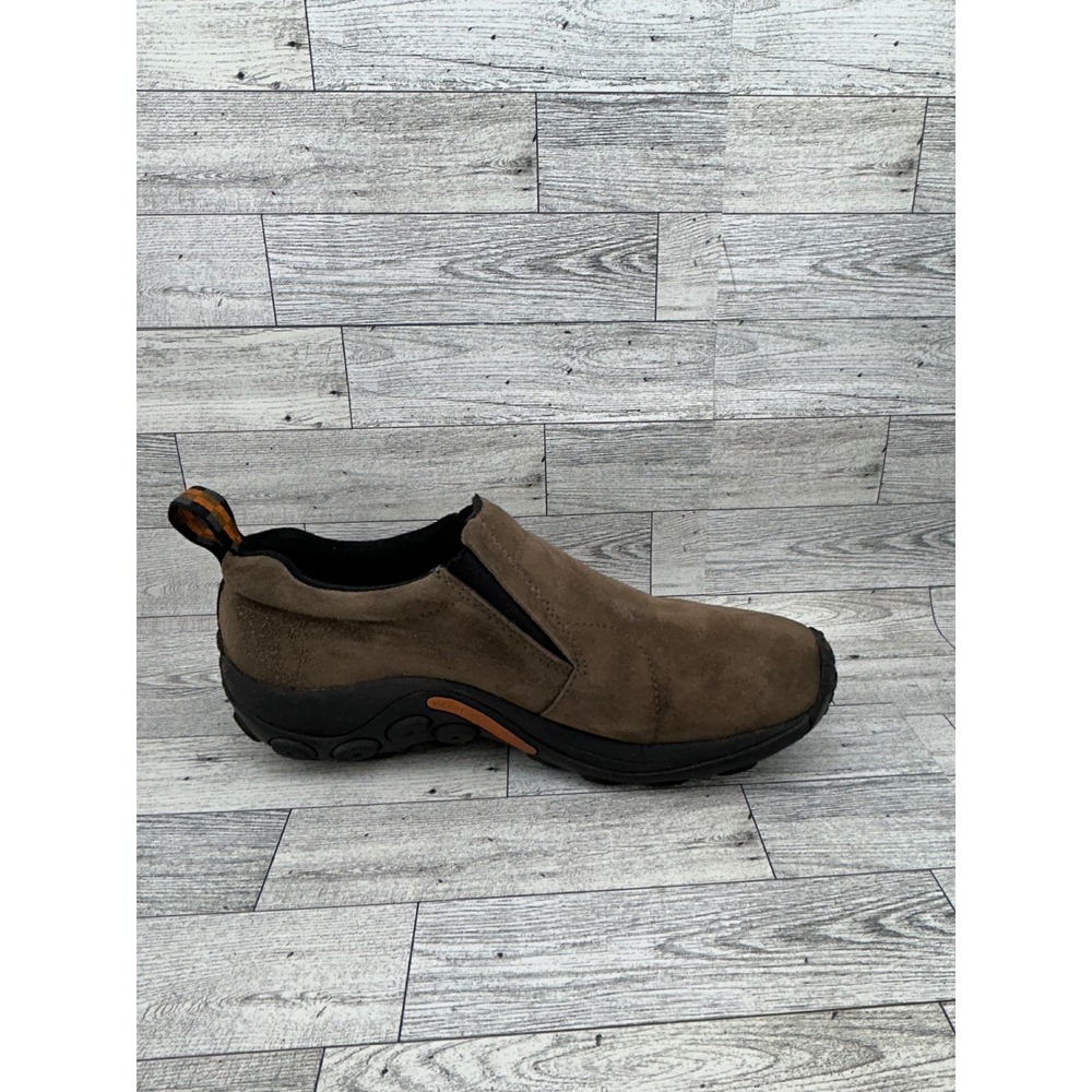Merrell Jungle Moc Gunsmoke Brown Suede Slip On Shoes Mens 9.5 J60787 - Picture 10 of 16